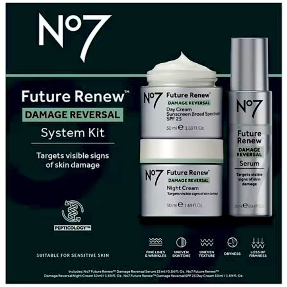 No7 Future Renew Damage Reversal Kit - Day & Night Cream & Serum